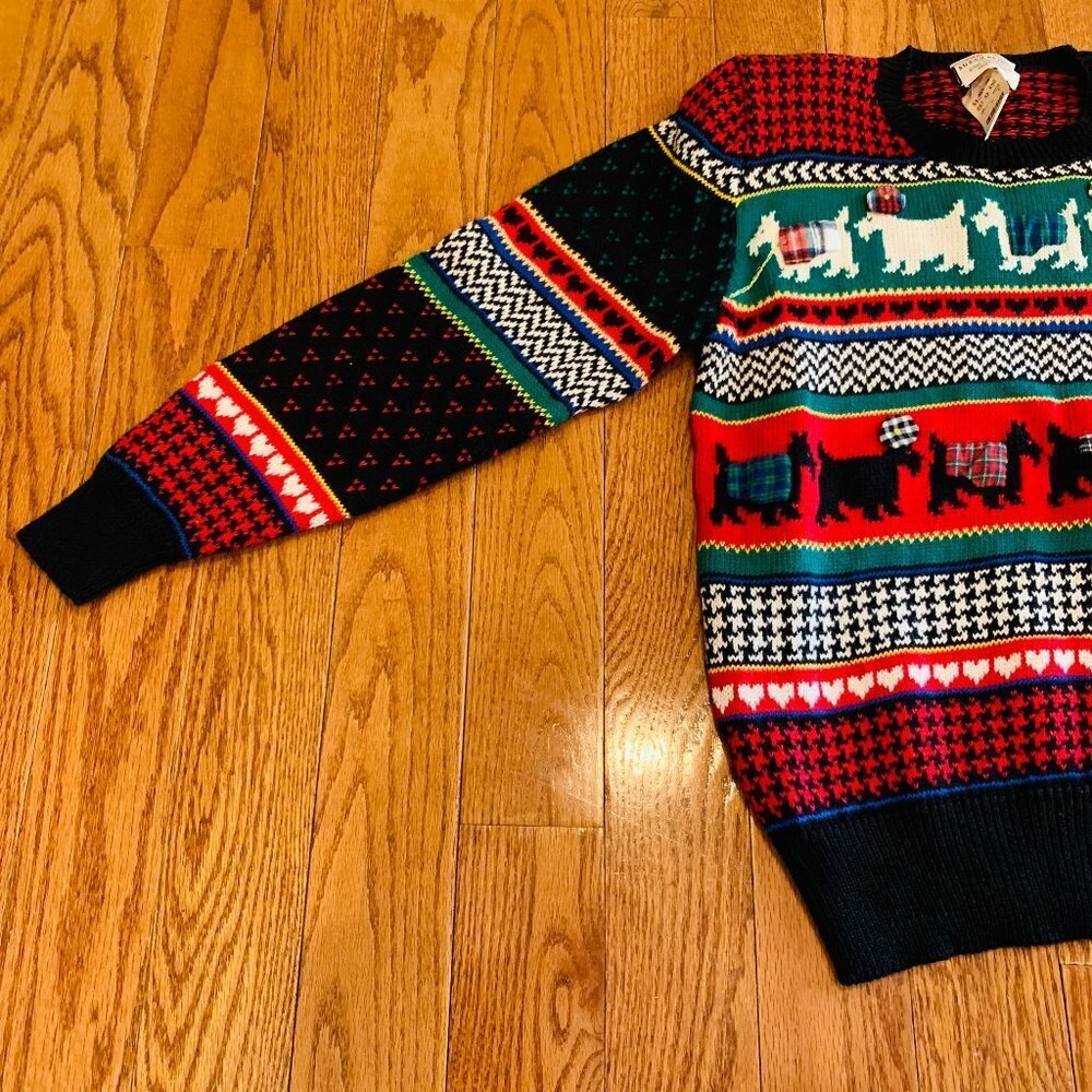 NWT Vintage Susan Bristol Knit Sweater Hand Embroidered 1992 - Picture 5 of 16